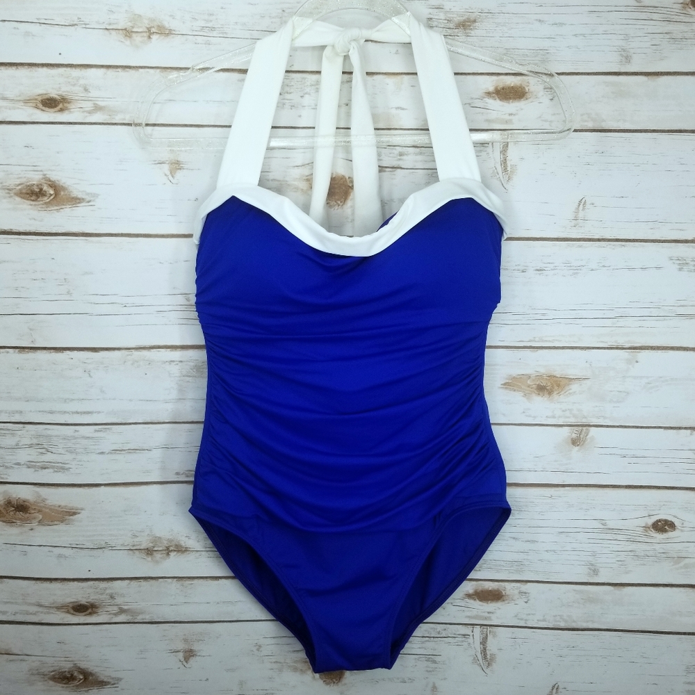 Ralph Lauren Halter One Piece Swimsuit Size 8